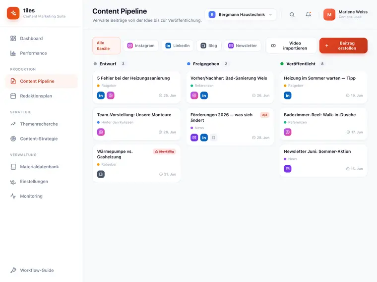 Automatisiertes Content-Marketing – Screenshot 2