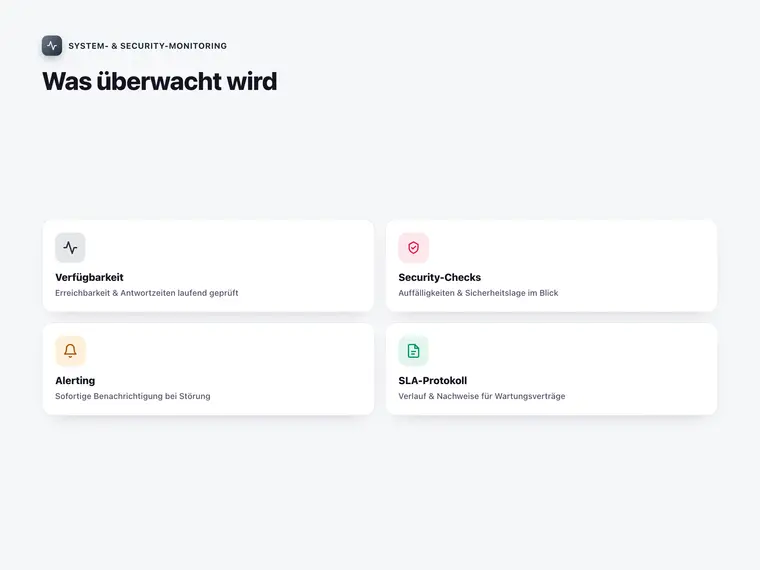 System- & Security-Monitoring – Screenshot 3